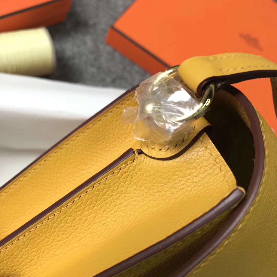 에르메스 룰리스18 앰버 옐로우 금장 에버컬러